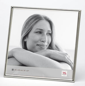 Walther design chloe - fotolijst - fotoformaat 20 x 20 cm - zilver