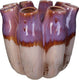 Hd collection vaas stoneware paars 29x29x28cm