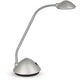 Maul bureaulamp arc led 3.000 k standvoet zilver