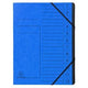 Sorteermap exacompta 541202e a4 blauw