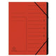 Sorteermap exacompta 540705e a4 rood