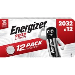 Knoopcel energizer 7638900441901 cr2032 niet-oplaadbaar 12 stuks