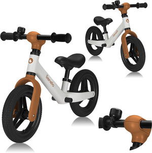 Lionelo toni loopfiets – vanaf 18 mnd – tot 30 kg – lichtgewicht 2,3 kg – verstelbaar zadel stuur – pu wielen – voetsteun – abec-7 lagers – stuurbegrenzing 120° – ergonomisch – en 71-1 gecertificeerd
