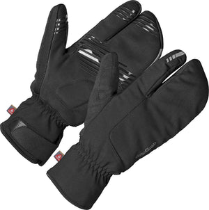 Gripgrab - nordic 2 windproof strenge winter lobster fietshandschoenen - zwart - unisex xs