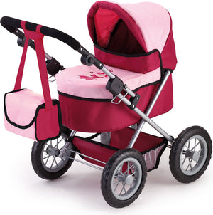 Bayer design - poppenwagen trendy - rood en roze