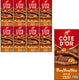 Côte d'or bonbonbloc chocoladereep melk praliné karamel 8 x 200g - chocolade tabletten - cadeau vrouwen of mannen verjaardag - voorraad
