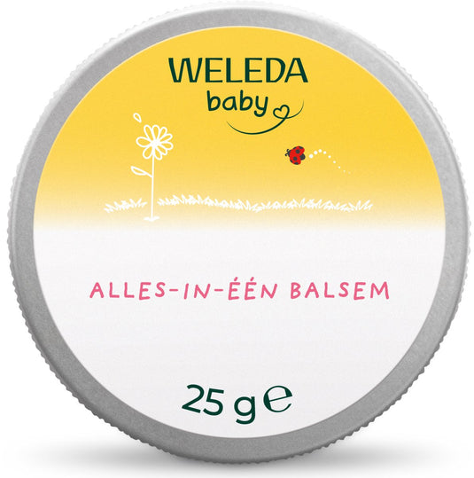 Weleda alles-in-één baby balsem - calendula - voedt beschermt de gevoelige babyhuid - 100% natuurlijke ingrediënten - 25g