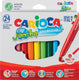 Carioca viltstift jumbo maxi assorti 24st | set a 24 stuk