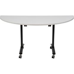 Fliptop tafel sodematub fthv3168d-r400 halfrond grijs