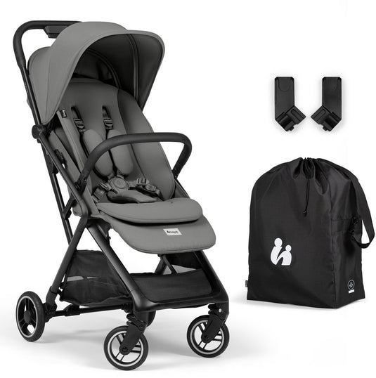Hauck-toys hauck fly n care - supercompacte reisbuggy voor reislustige ouders - stone
