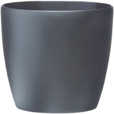 Elho brussels rond wielen 35 - grote bloempot voor binnen - 100% gerecycled plastic - ø 35 x h 33 cm - antraciet