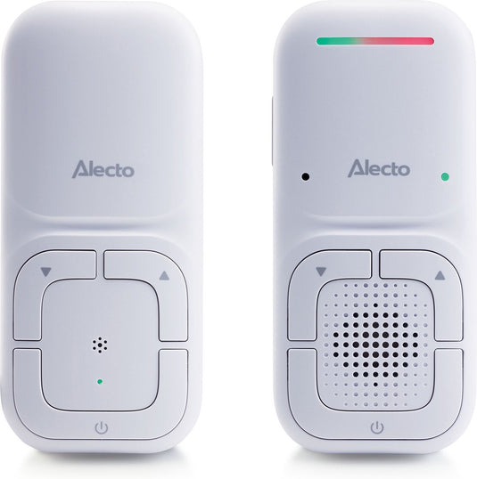 Alecto babyfoon - audio babyfoon - full eco dect - lange stand-by tijd - dbx130 - wit