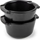 Peugeot appolia set van 2 ovenschalen - 0,20 l - satijnzwart - keramiek