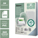 Fellowes pvc dekbladen a4 transparant – 240 micron – 100 stuks – gemaakt van 40% gerecycled materiaal – voor alle inbindmachines