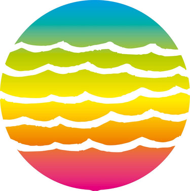 Waimea strandbal - pvc - 21 cm - multi coloured - maat 4