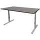 Bureau schaffenburg lin-pl168-loga-m25 spaanplaat, metaal multikleur