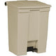 Pedaalemmer rubbermaid 76052565 polyethyleen crème