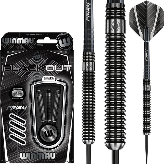 Winmau blackout 1 90% - dartpijlen
