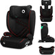 Lionelo hugo i-size – autostoel – groep 2 3 (3,5-12 jaar 15 tot 36 kg 100-150 cm) – isofix – 2 in 1 : zitverhoger met afneembare rugleuning - verstelbare hoofdsteun – geavanceerde zijbescherming – memory foam - wasbaar – comfortabele zitting