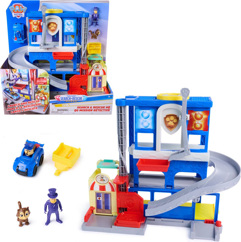 Afbeelding laden in galerijviewer, Paw patrol search rescue speelset pup squad police station

