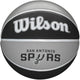 Wilson nba team tribute san antonio spurs basketbal zilver 7