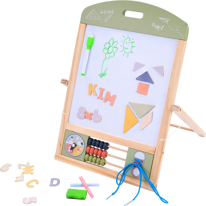 Afbeelding laden in galerijviewer, Houten tafel school- en whiteboard

