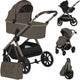 Lionelo layla - kinderwagen 3in1 - xxl set - incl. i-size autostoel - veelzijdig en jaarrond - grote wielen - bediening met een hand - voor alle soorten terrein - accessoireset