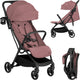 Lionelo agia buggy – lichtgewicht 7,3 kg – compacte inklapbaar – ligstand en grote zitting – wielen met vering – bekerhouder – kinderwagen vanaf 6 maanden tot 22 kg – plooibuggy - reisbuggy wandelwagen - kinderbuggy