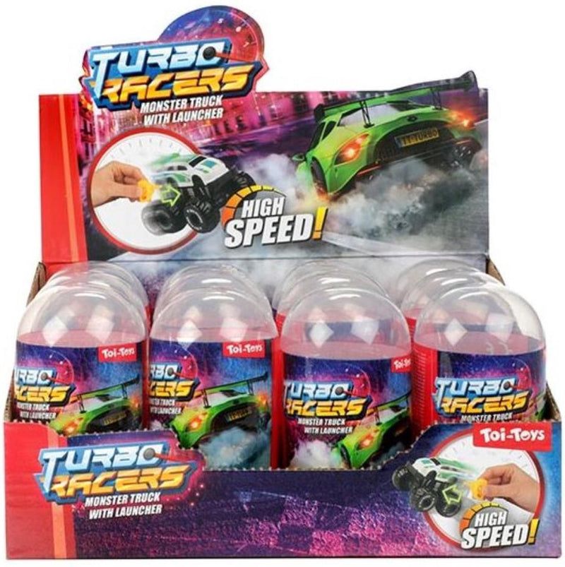 Afbeelding laden in galerijviewer, Turbo racers monster truck met afschieter in ei
