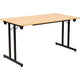 Vouwtafel sodematub tpmu147 hout bruin, zwart