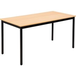Tafel sodematub ft126rect-1111 beuken zwart