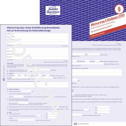 Huurovereenkomst avery zweckform 2253-5 papier blauw