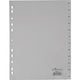 Maand-tabbladen durable 6507 12 tabs 11 gaten grijs