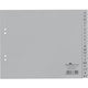 Alfabetische tabbladen durable 6500 20 tabs 4 gaten grijs