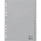 Alfabetische tabbladen durable 6510 20 tabs 11 gaten grijs
