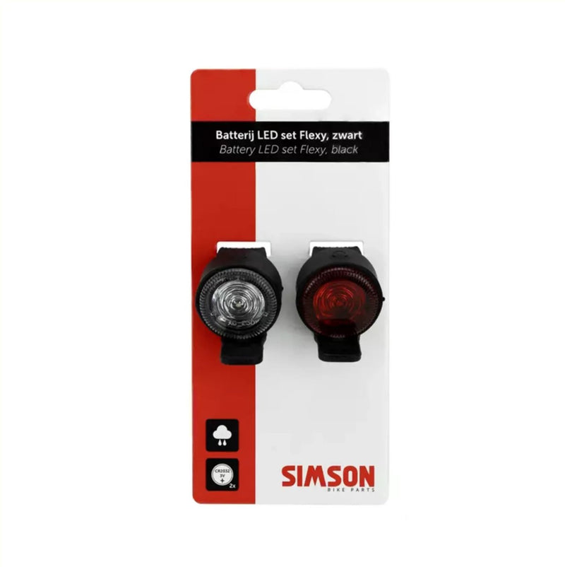 Afbeelding laden in galerijviewer, Verlichtingsset Simson 'Flexy' LED set - zwart
