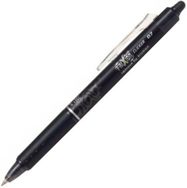 Pilot frixion ballpen 0.7mm clicker – doos van 12 stuks - zwart