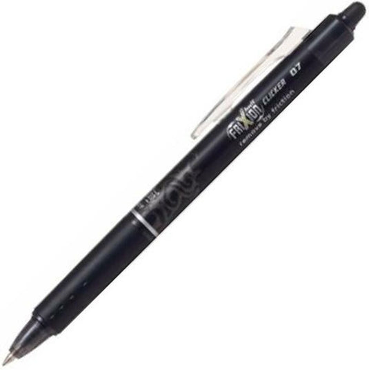 Pilot frixion ballpen 0.7mm clicker – doos van 12 stuks - zwart