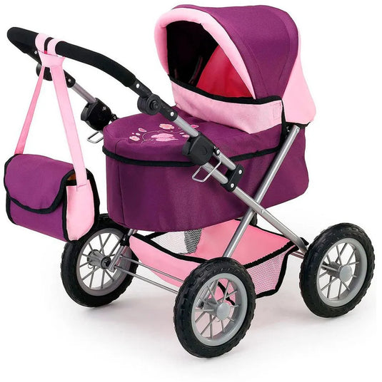 Bayer design - poppenwagen trendy - roze en paars