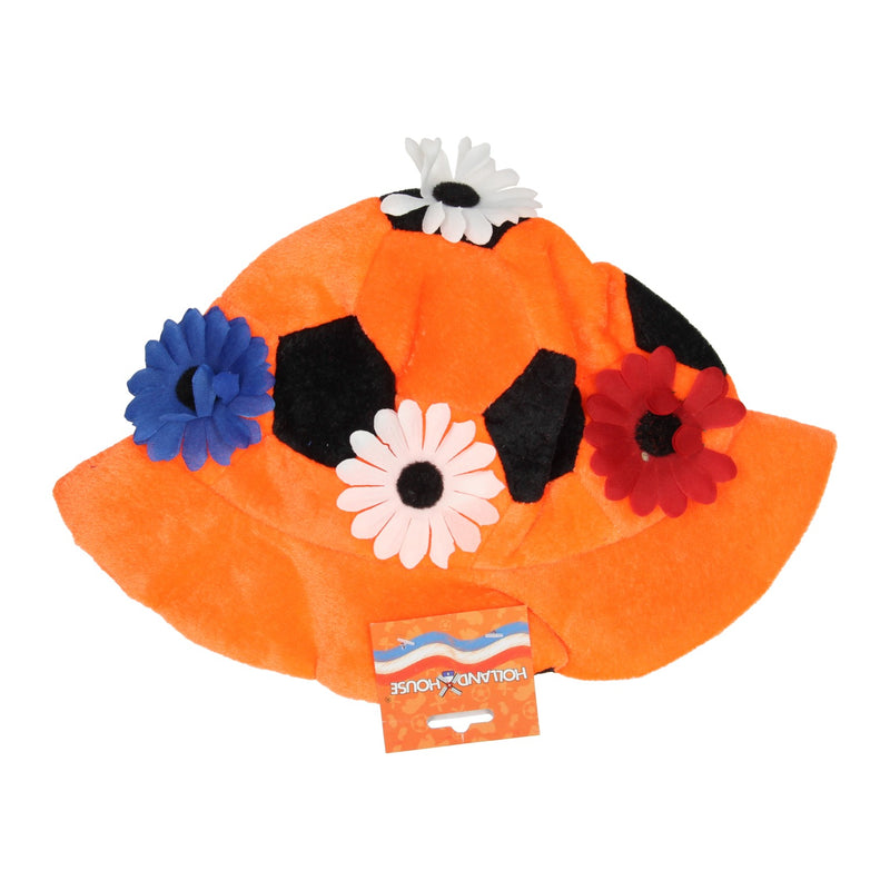 Afbeelding laden in galerijviewer, Bloemenhoed holland oranje
