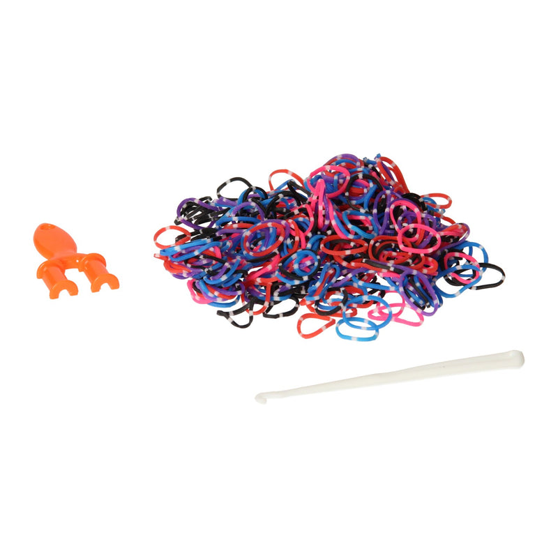 Afbeelding laden in galerijviewer, Loom bands polka dots set, 600st.
