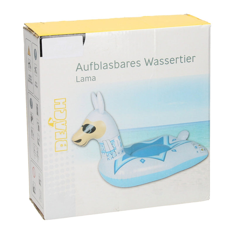 Afbeelding laden in galerijviewer, Opblaasbaar waterdier lama met zonnebril
