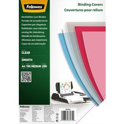 Inbindkaft fellowes 5384701 pet transparant