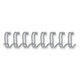 Fellowes bindruggen 34-rings 8 mm a4 zilver 100 stuks