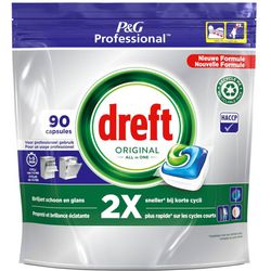 Vaatwastablet all-in-1 original dreft 90 stuk