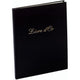 Gastenboek exacompta 4981e zwart karton, pu, pvc