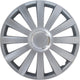 Carpoint wieldoppen spyder pro 13 inch abs zilver set van 4