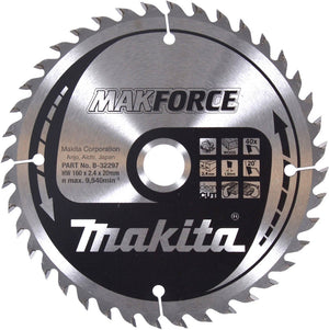 Makita makforce zaagblad 160x20x40z - b-32297