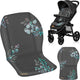 Lionelo seatliner - universeel inlegkussen kinderwagen - dubbelzijdig design - hydrofobe stof - flexibele pasvorm - wasbaar - comfortabel zacht - golden moments