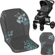 Lionelo seatliner - universeel inlegkussen kinderwagen - dubbelzijdig design - hydrofobe stof - flexibele pasvorm - wasbaar - comfortabel zacht - golden moments